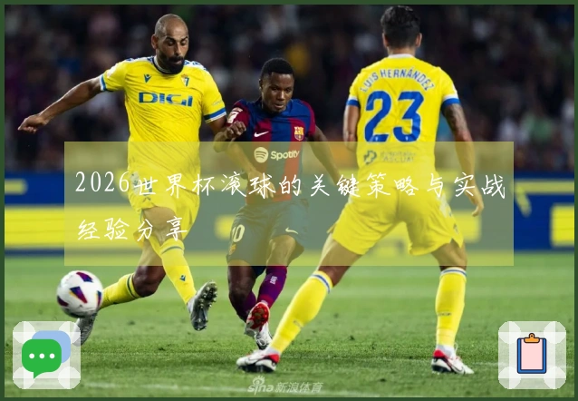 2026世界杯滚球的关键策略与实战经验分享
